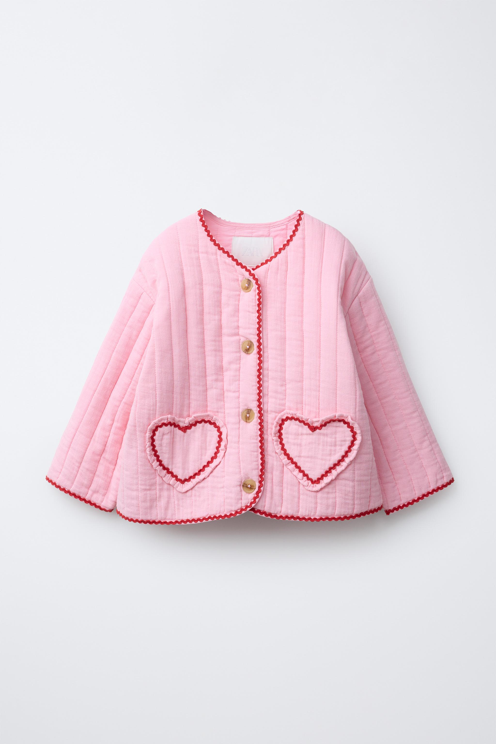 BLOUSON MATELASSÉ CŒURS